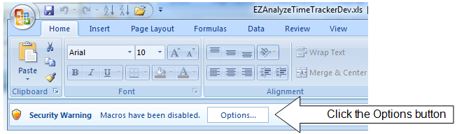 2007 Enable Macros